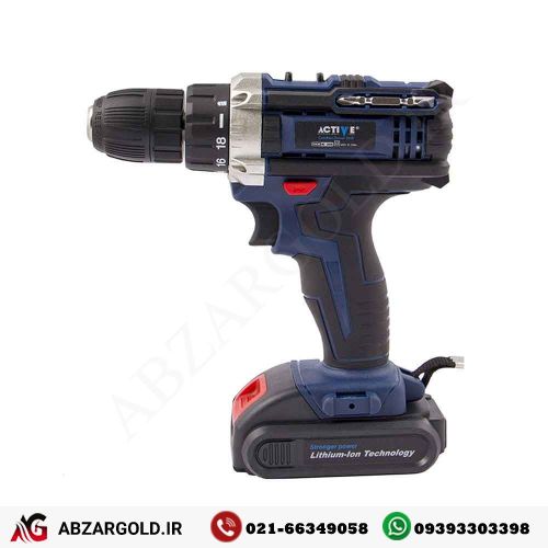 دریل پیچ گوشتی شارژی 21 ولت اکتیو مدل AC-3421L