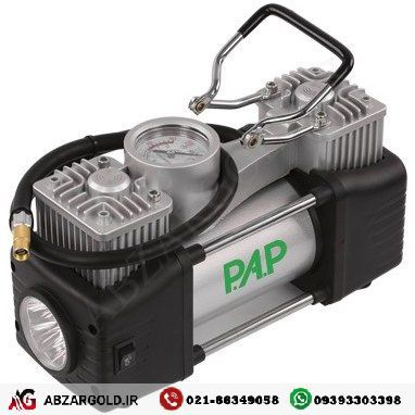 مینی کمپرسور باد فندکی 2 سیلندر با برق شهریPAP مدل AC1502