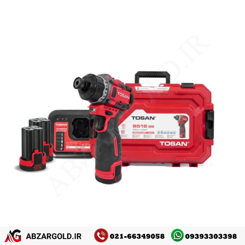 دریل پیچ گوشتی شارژی براشلس توسن 16 ولت مدل 9516BS
