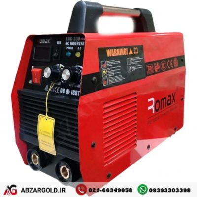 دستگاه جوش اینورتر 200 آمپر رومکس  (ROMAX ARC 200 (4 IGBT