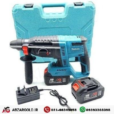 دریل بتن کن براشلس شارژی باس طرح ماکیتا