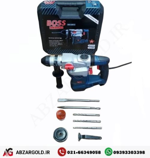 دریل بتن کن 32 میلیمتر چهار شیار جدید باس BOSS مدل BS-32EG