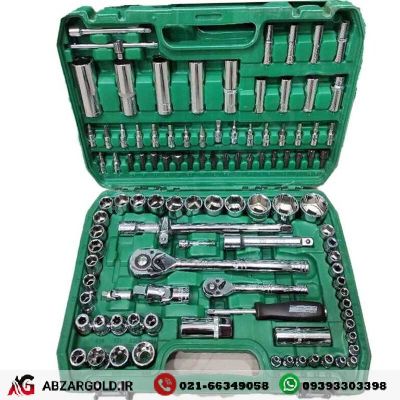 جعبه بکس 108 پارچه کروم ادون مدل 108 pcs