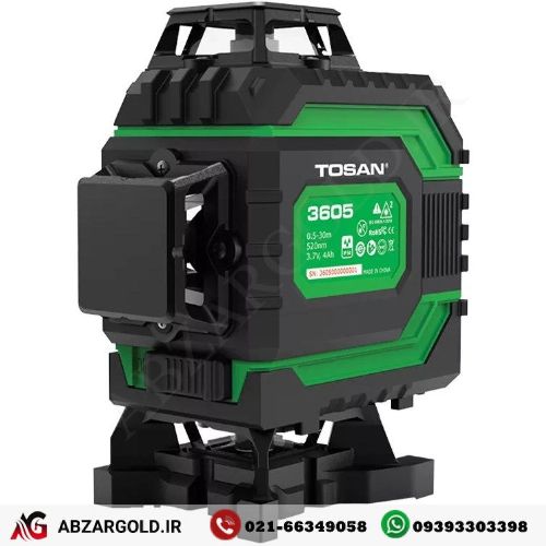 تراز لیزری 16 خط 360 درجه توسن مدل M3605G نور سبز