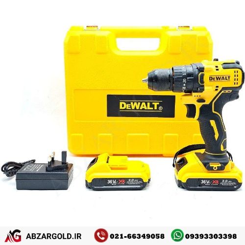 دریل و پیچ بند شارژی چکشی 36 ولت براشلس دیوالت مدل DW3030
