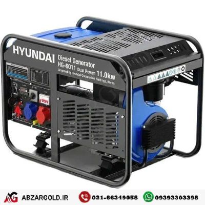 موتور برق 11کیلو وات دیزلی هیوندای مدل HG-6011