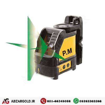 تراز لیزری دوخط نورسبز با پایه مگنت وگیره PM(طرح دیوالت ) مدل DL10