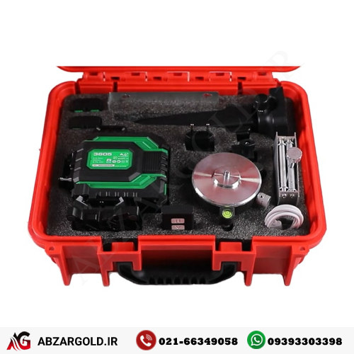 تراز لیزری 16 خط 360 درجه توسن مدل M3605G نور سبز