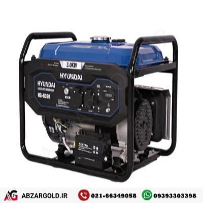 موتور برق اینورتری بنزینی 3 کیلو وات هیوندای مدل HG-8030