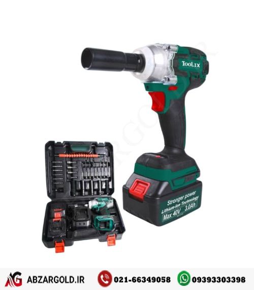 بکس شارژی براشلس 300 نیوتن  40 ولت تولیکس TOOLIX مدل TX-2740BR