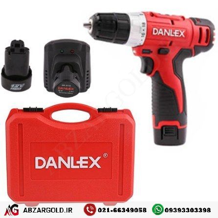 دریل پیچ گوشتی شارژی دنلکس دو باتری مدل DX-6216