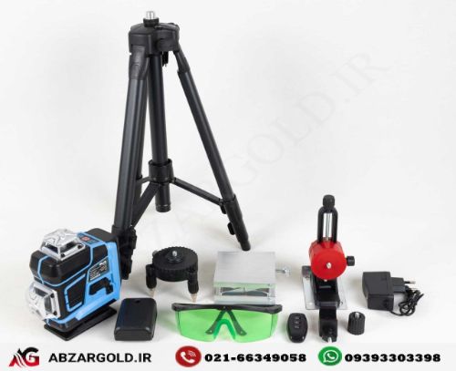 تراز لیزری 16 خط شارژی نور سبز پالاس مدل P5150