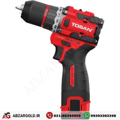 دریل پیچ گوشتی شارژی 16 ولت توسن مدل 9616BS