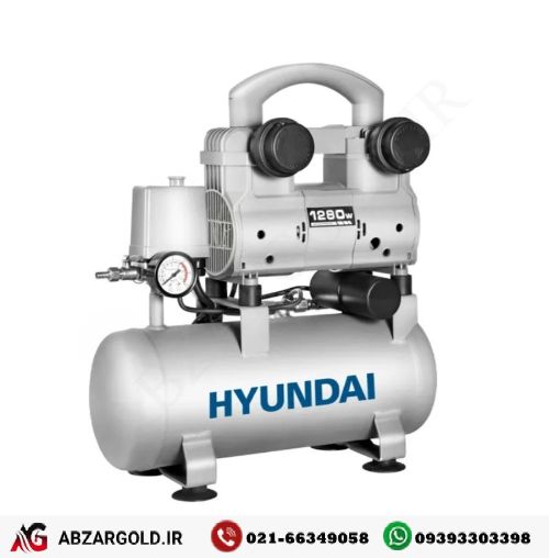 کمپرسور باد سایلنت 10 لیتری هیوندای مدل HP-1090