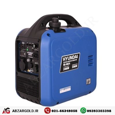 موتور برق اینورتری بنزینی سوپر سایلنت 2.4 کیلو وات هیوندای مدل HG-8024