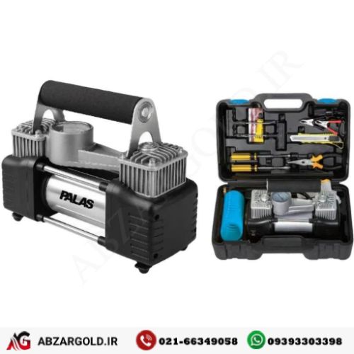 کمپرسور فندکی ۲ سیلندر واقعی پالاس با لوازم مدل P4212