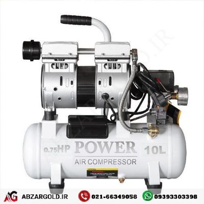 کمپرسور باد بی صدا پاور مدل CP10L-S
