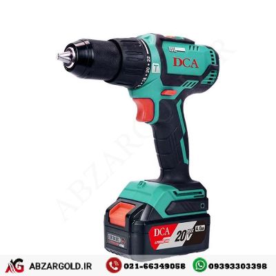 دریل شارژی 20 ولت (BRUSHLESS) چکشی 2 دور DCA مدل ADJZ05-13EM