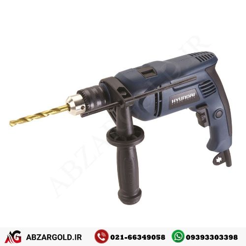دریل 850 وات چکشی با کیف هیوندای HP853-IDB