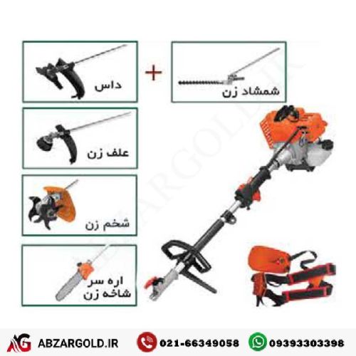 دستگاه پنج کاره بنزینی باغبانی تاپ گاردن مدل GBC-4430t