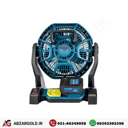 پنکه کارگاهی شارژی 20 ولت آروا مدل 5962