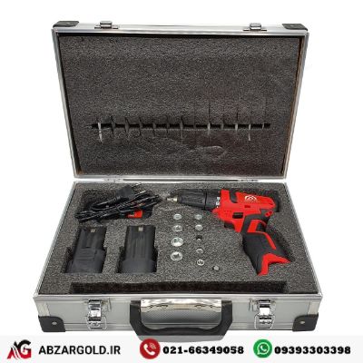دریل شارژی 24 ولت براشلس صنعتی گریتک مدل GTLD24006
