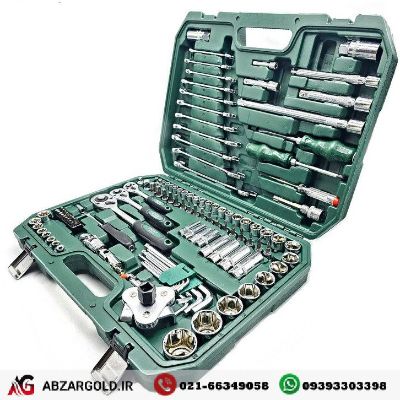 جعبه بکس 121 پارچه سبز باس مدل 121PCS