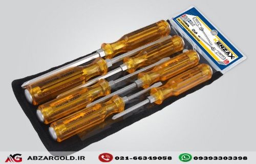 پیچ گوشتی ضربه خور کیفی 7 عددی کنزاکس مدل KGS-107