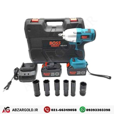 آچار بکس شارژی باس مدل HD1633