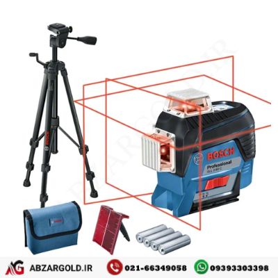 تراز لیزری بوش خطی سه خط مدل GLL 3-80 +BT 150