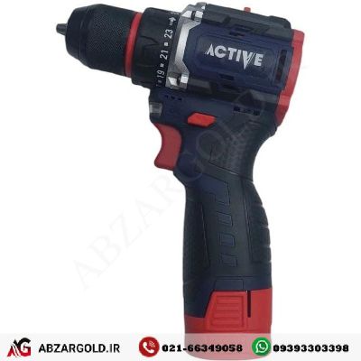 دریل شارژی اکتیو براشلس لیتیوم 16.8 ولت مدل AC-3516BL