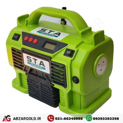 کمپرسور باد سه کاره فندکی و برق شهری اس تی ای مدل JYP160-23012