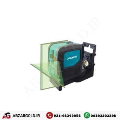 تراز لیزری دوخط نورسبزبا پایه مگنت وگیره آنکور مدل L10G